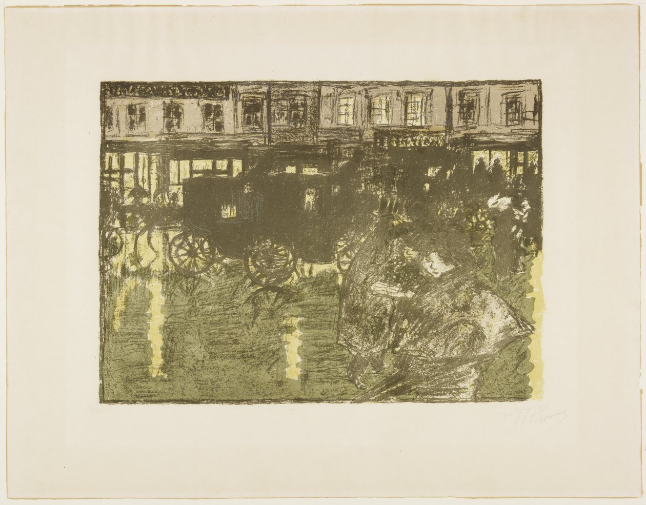 Yağmurda Gece Sokak, c. 1896-1897 (1899