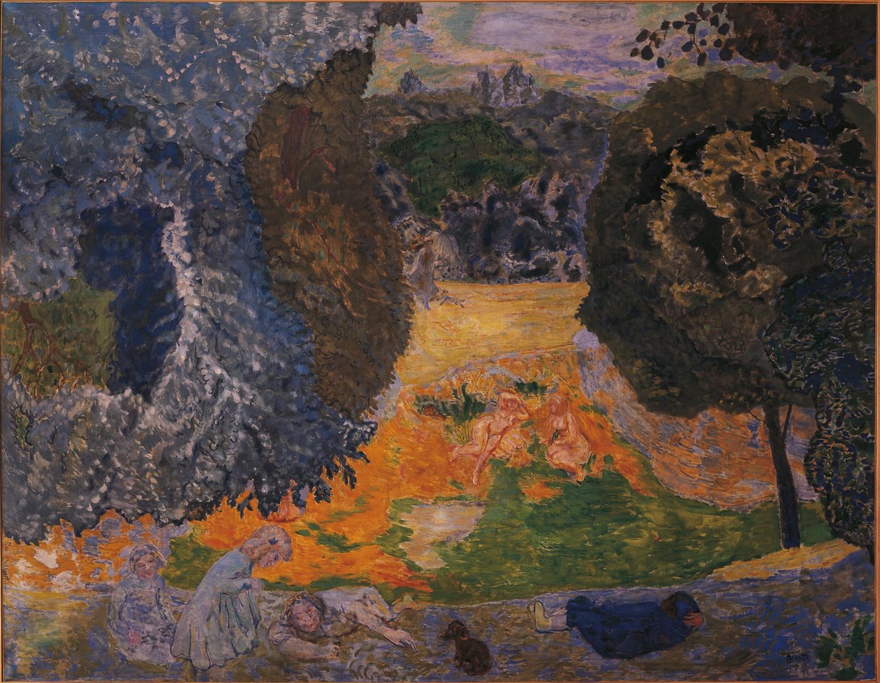 1917 Yazı (tuval üzerine yağlı boya) by Pierre Bonnard