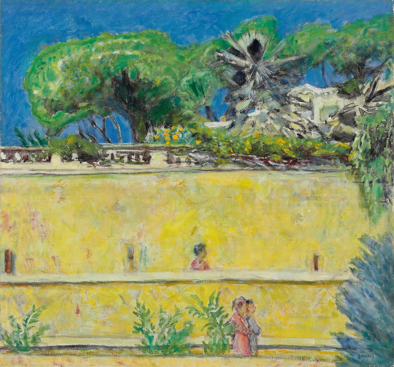 Öğle vakti teras, 1925 dolayları (tuval üzerine yağlı boya) by Pierre Bonnard