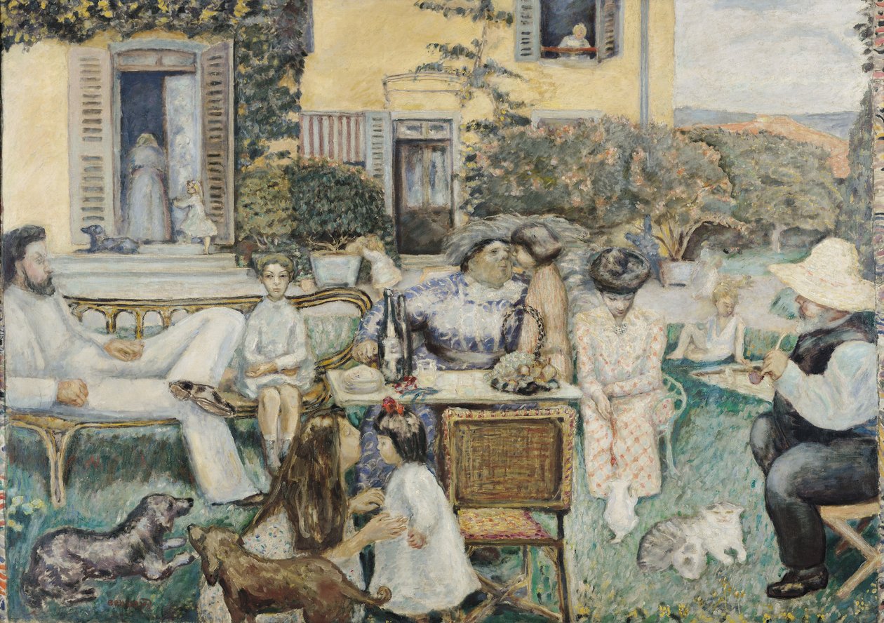 Burjuva Öğleden Sonrası veya Terrasse Ailesi by Pierre Bonnard