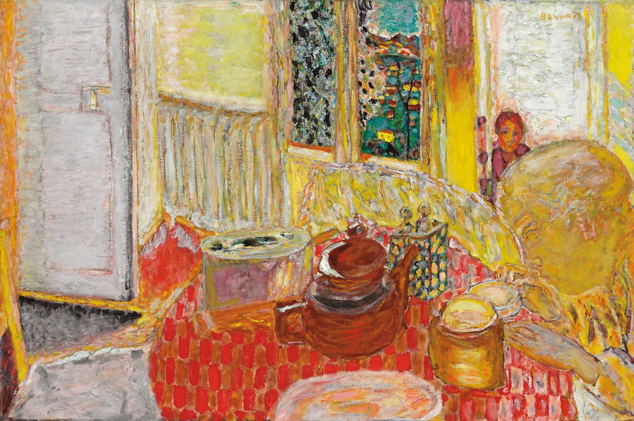 Kahvaltı; Sabah kahvaltısı by Pierre Bonnard