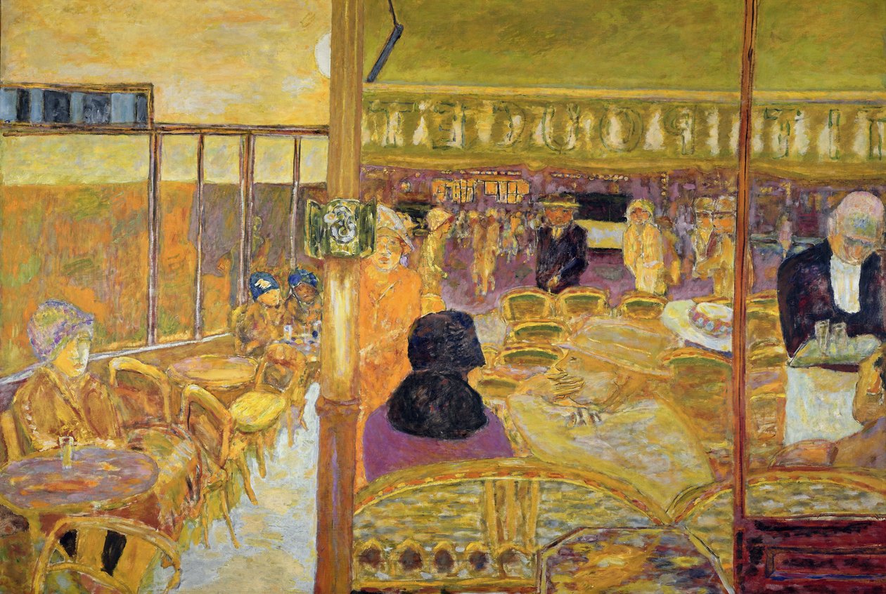 Cafe du Petit Poucet, 1928 (ayrıca bkz. 20075) by Pierre Bonnard