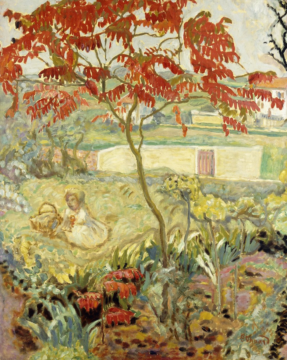 Bahçe ve Kızıl Ağaç; Le Jardin a l