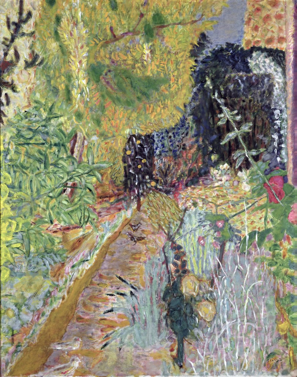 Bahçe, c.1936 (tuval üzerine yağlı boya) by Pierre Bonnard
