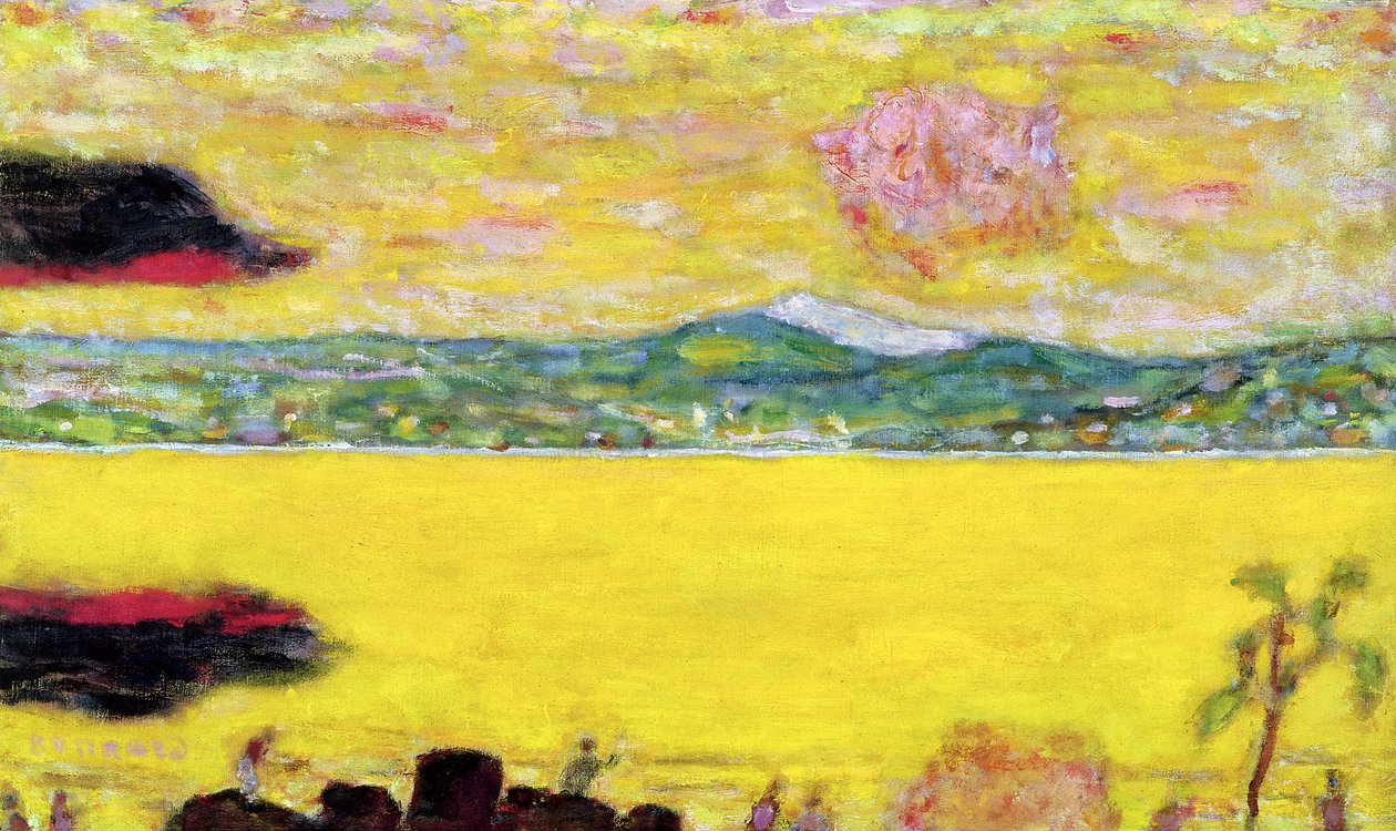 Gün Batımında St. Tropez Körfezi, 1937 by Pierre Bonnard
