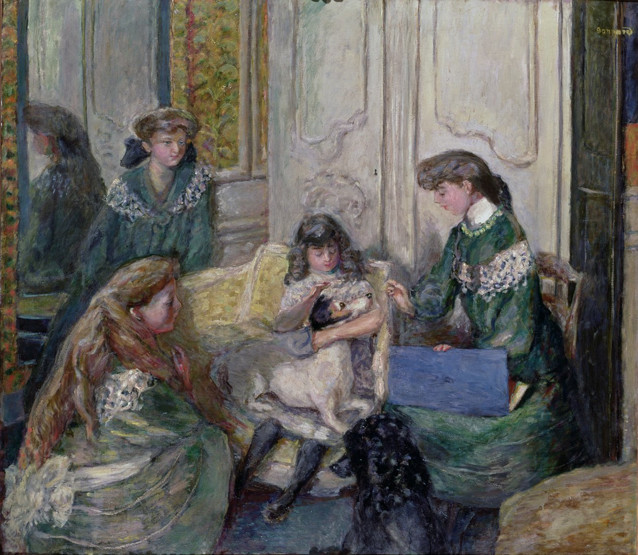 Natanson Kızları, 1906-10 by Pierre Bonnard