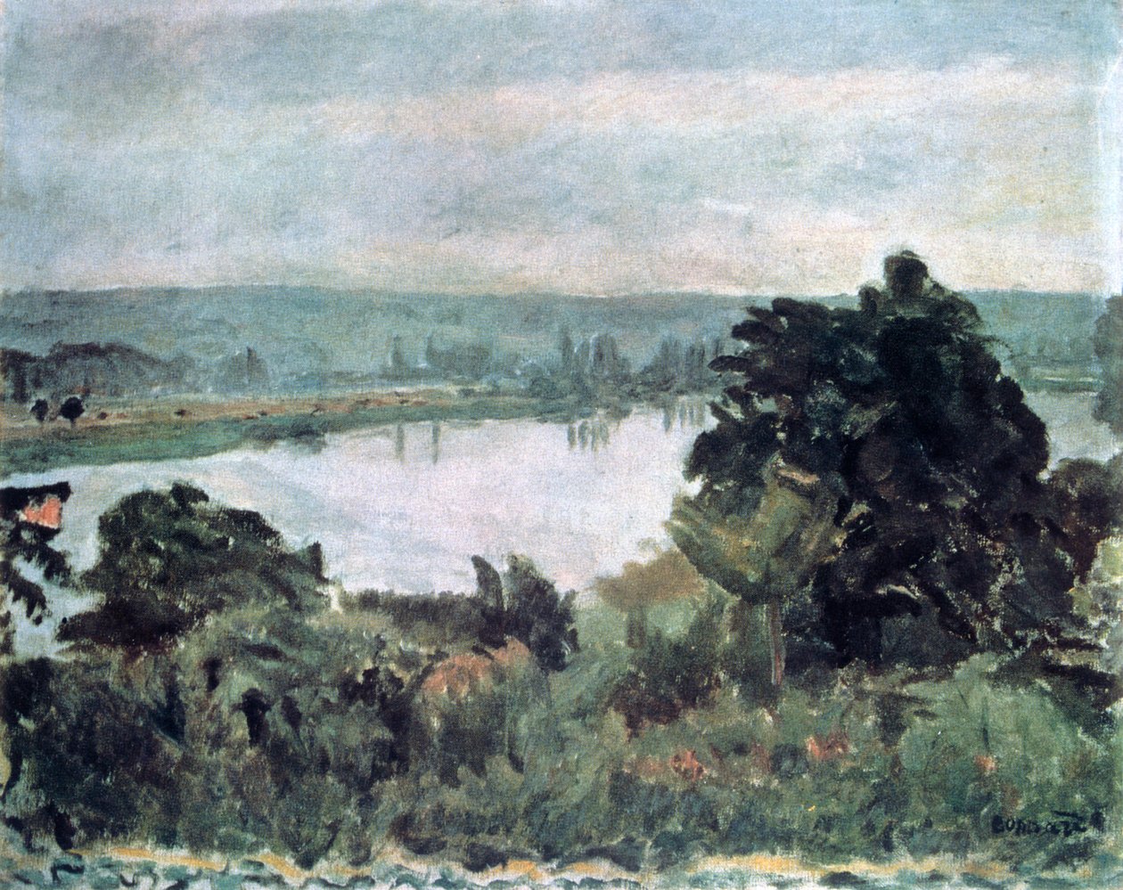 Vernon yakınlarındaki Seine, c1911 by Pierre Bonnard