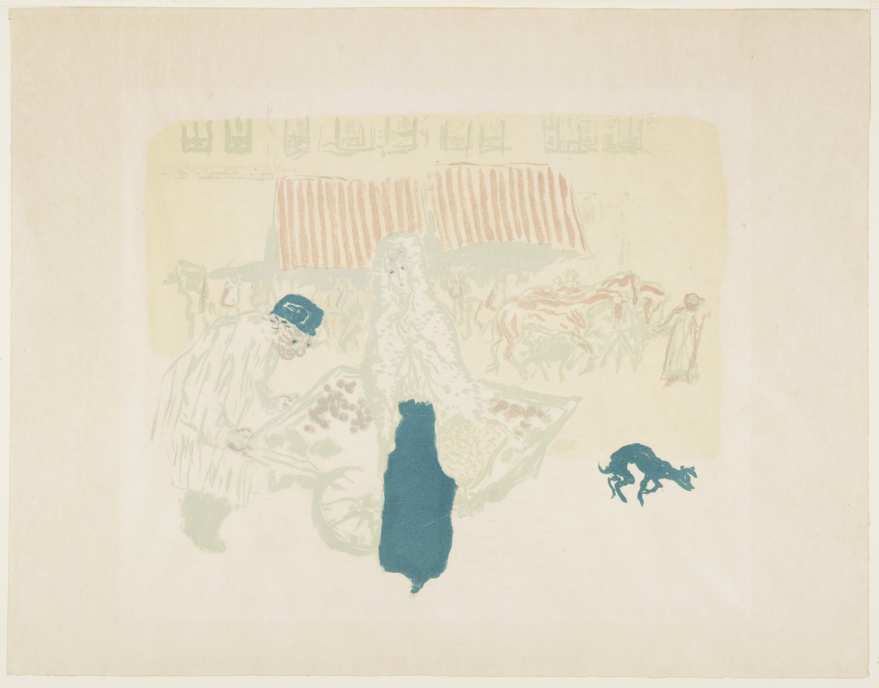 Sebze Satıcısı, c. 1897 (1899'da yayınlandı) by Pierre Bonnard