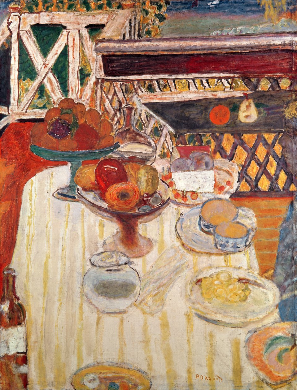 Beyaz Masa Örtüsü by Pierre Bonnard