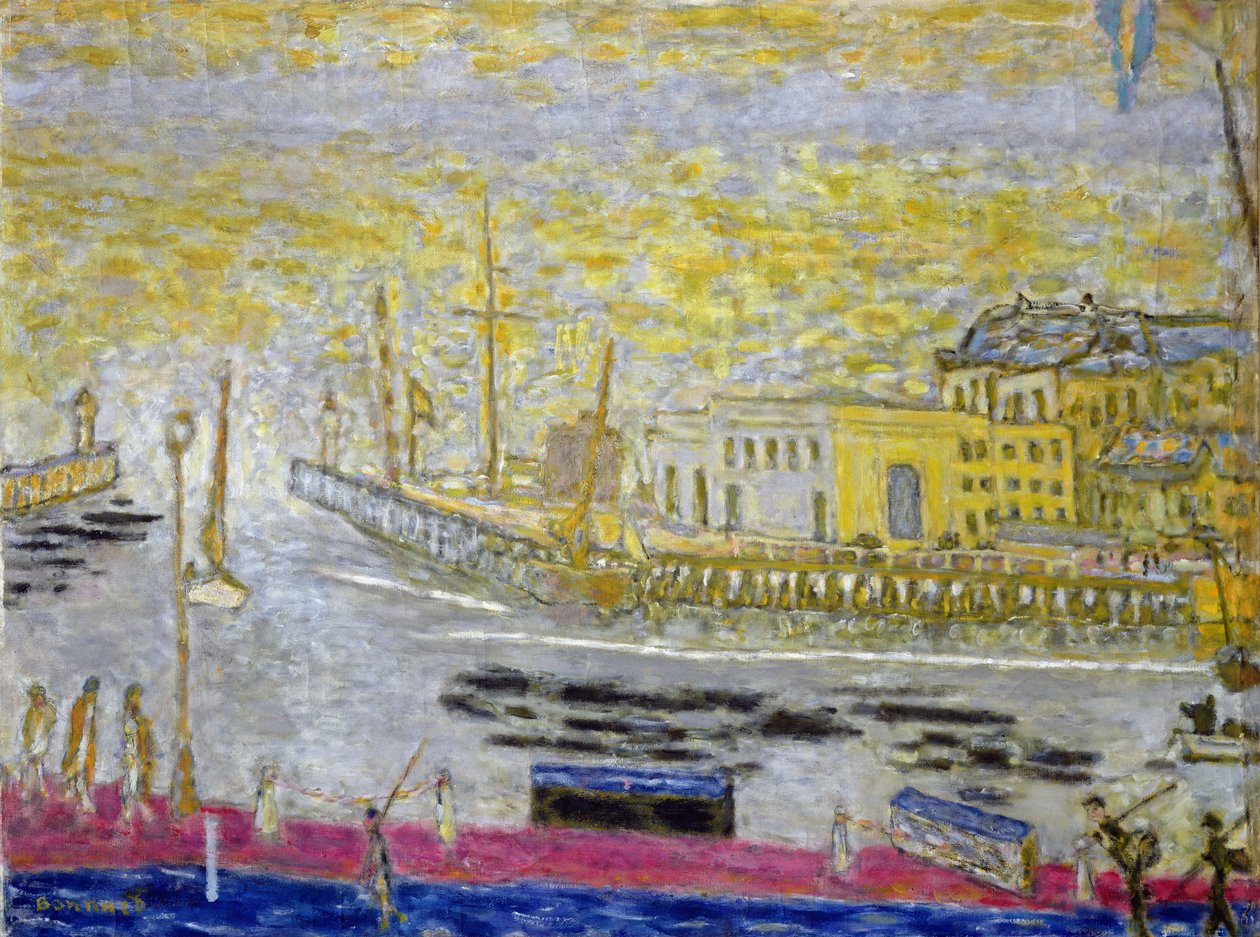 Trouville, Limana Çıkış, 1938-45 by Pierre Bonnard