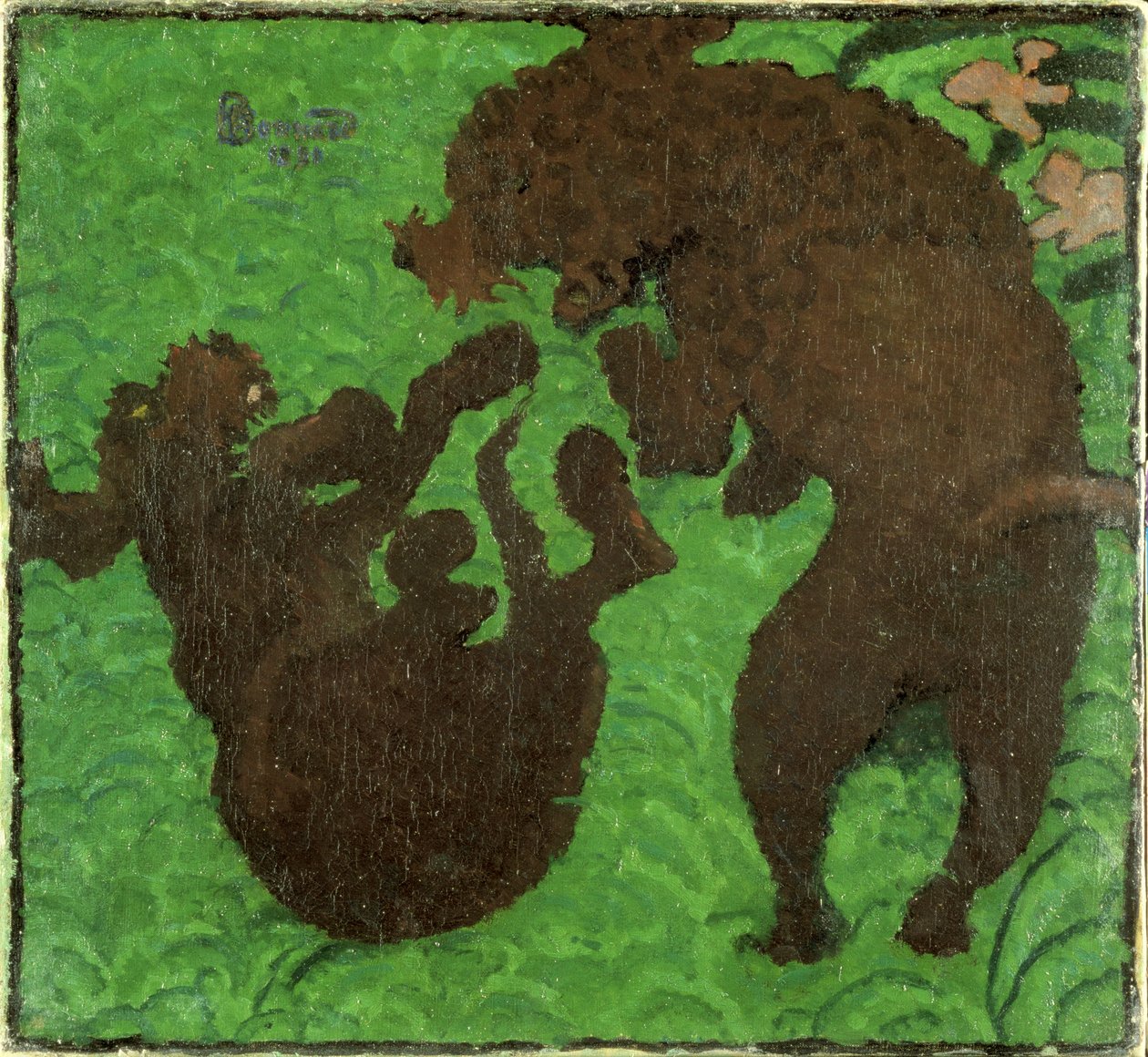 İki Kaniş, 1891 by Pierre Bonnard