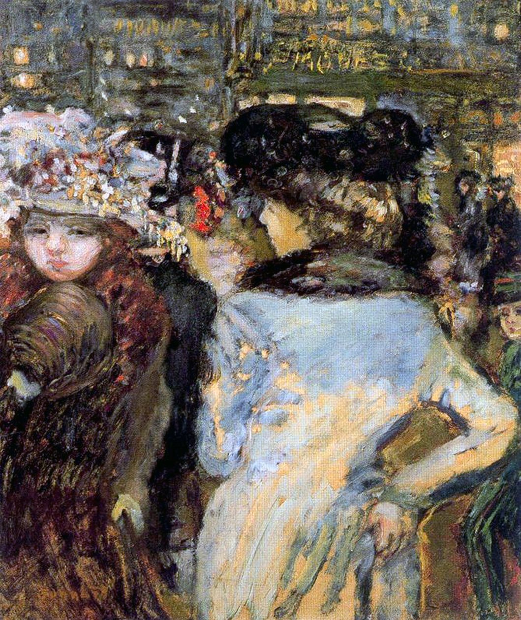 İki Kadın, Place Clichy, Paris, 1905 by Pierre Bonnard