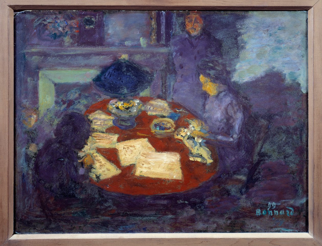 Lambanın altında Tablo Pierre Bonnard (1867-1947) 1899 Dim: 0,34x0,44 m Paris, Musee d