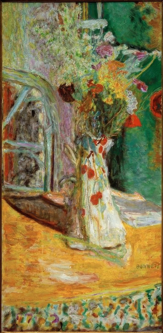 Çiçek vazosu by Pierre Bonnard