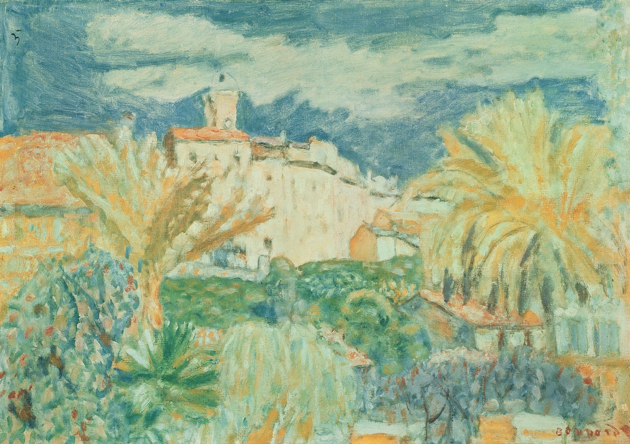 Le Cannet'in görünümü, 1920 by Pierre Bonnard