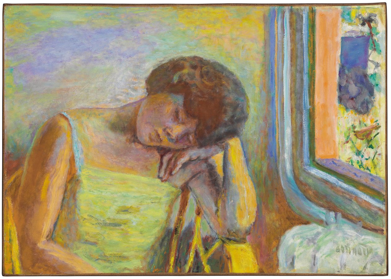 Uyuyan Kadın, 1928 dolayları (tuval üzerine yağlı boya) by Pierre Bonnard