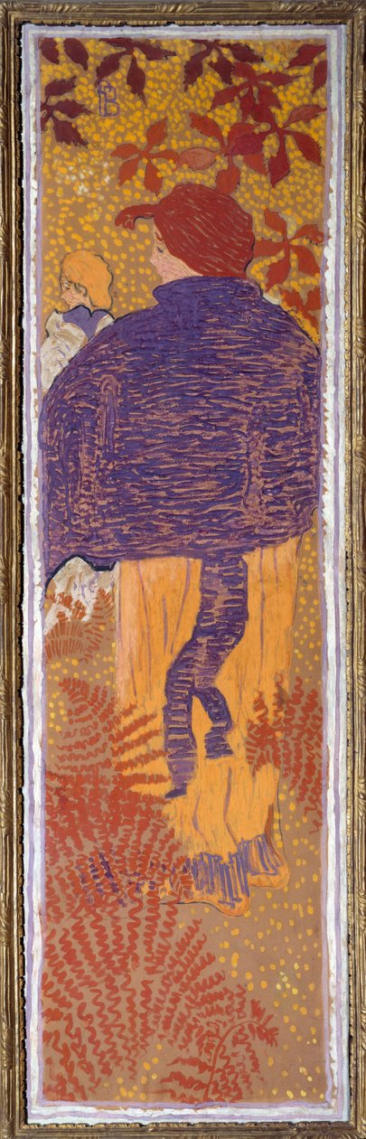 pelerine kadın by Pierre Bonnard