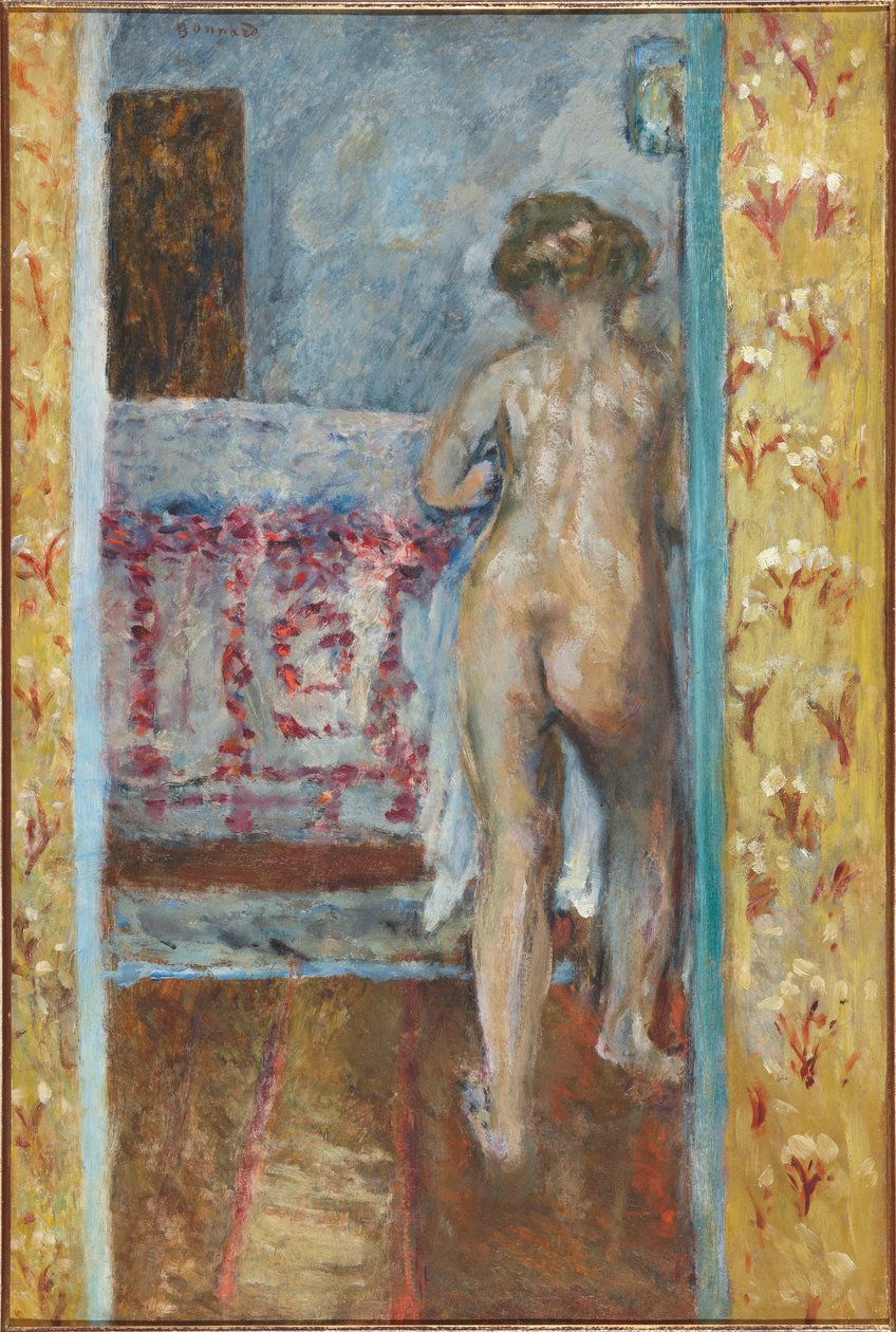 Oyuktaki Kadın, c. 1904 (gemideki yağ) by Pierre Bonnard