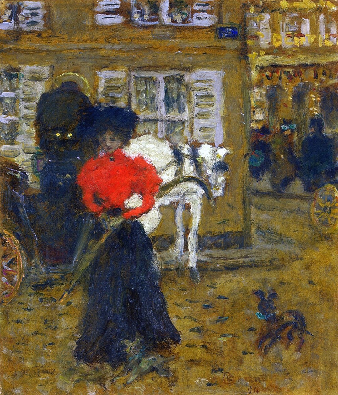 Sokaktaki Kadın, 1894 by Pierre Bonnard