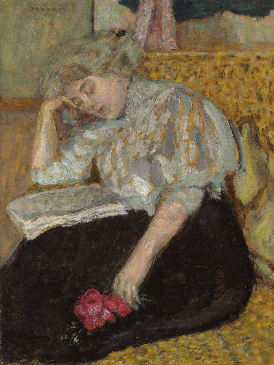Güllü Kadın; Femme bir gül, 1908 by Pierre Bonnard