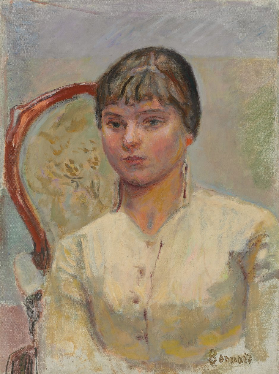 Koltuktaki Genç Kadın (Çalışma); Koltuktaki genç kadın (çalışma), 1916 dolayları (tuval üzerine yağlı boya) by Pierre Bonnard