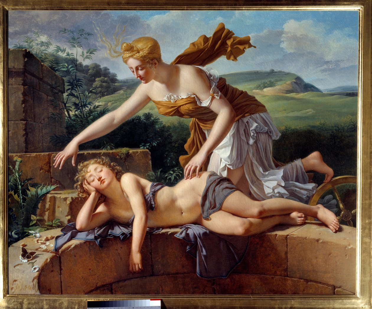 Çocuk ve Servet. Pierre Bouillon tarafından boyama by Pierre Bouillon