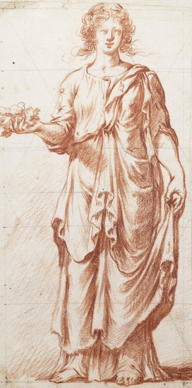 Ayakta Alegorik Bir Figür by Pierre Brebiette