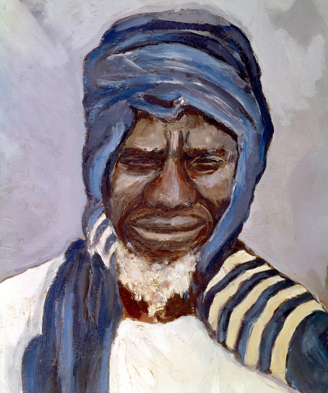 Samory Toure'nin Portresi, 1870-1890 dolayları (resim) by Pierre Castagnez