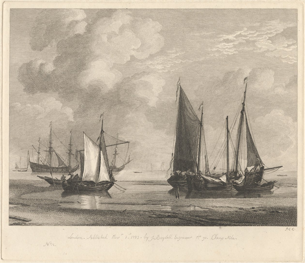 Deniz Çalışması No. 2 by Pierre Charles Canot
