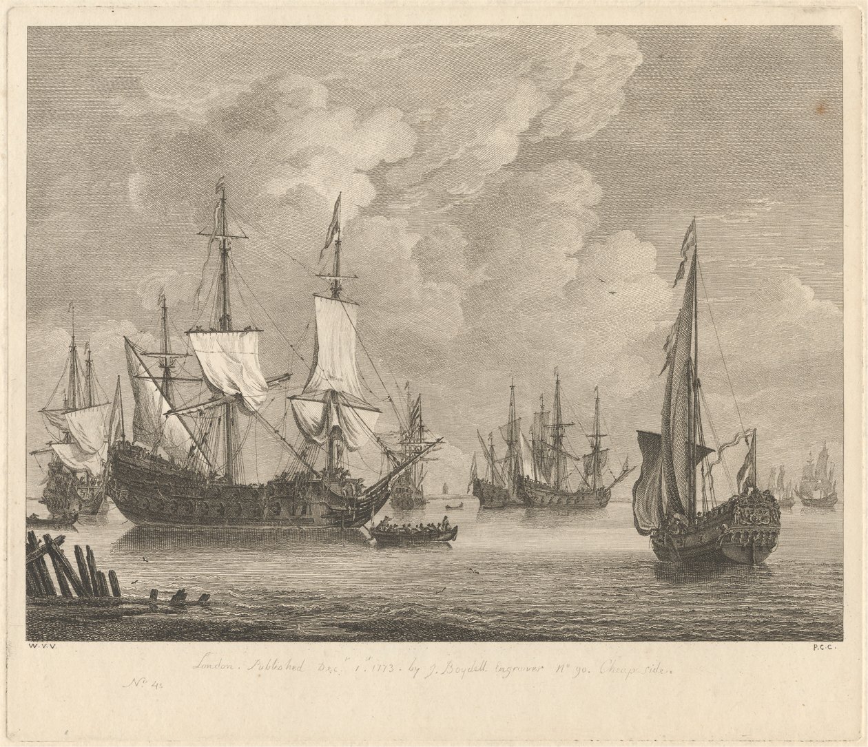 Deniz Çalışması No.4 by Pierre Charles Canot