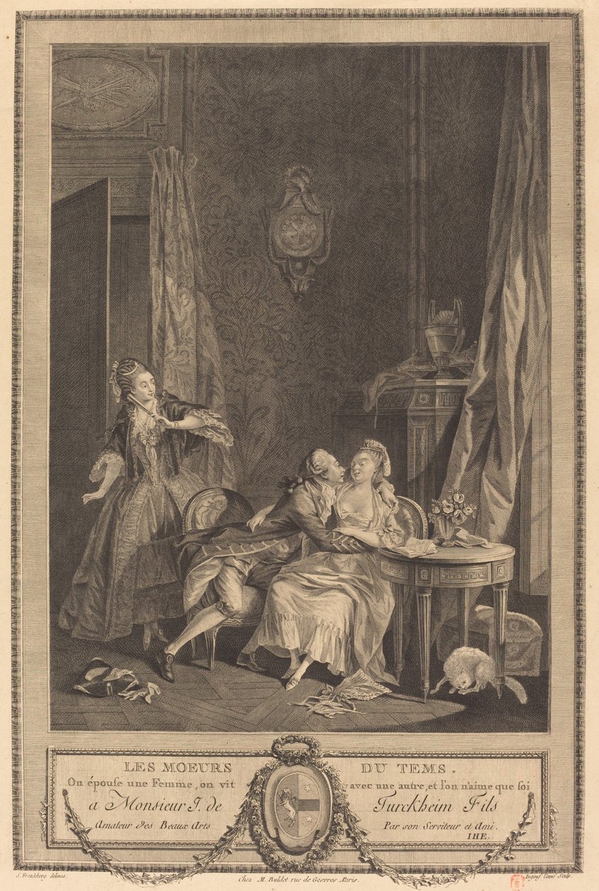 zamanın görgü kuralları by Pierre Charles Ingouf after Sigmund Freudenberger