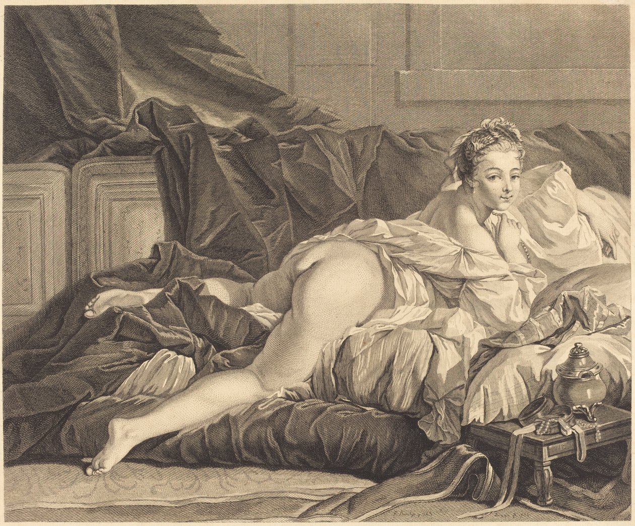 alarm by Pierre Charles Levesque after François Boucher