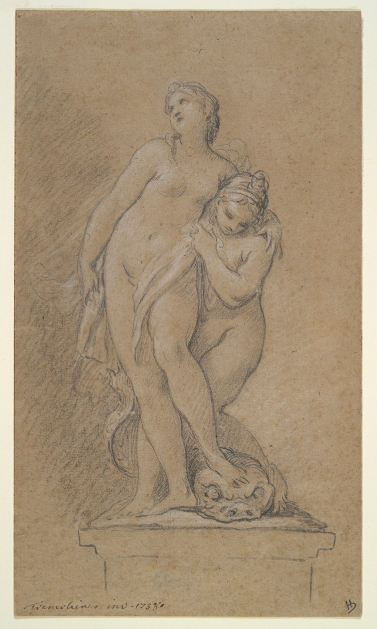Nereid Tarafından Desteklenen Venüs by Pierre Charles Tremolieres
