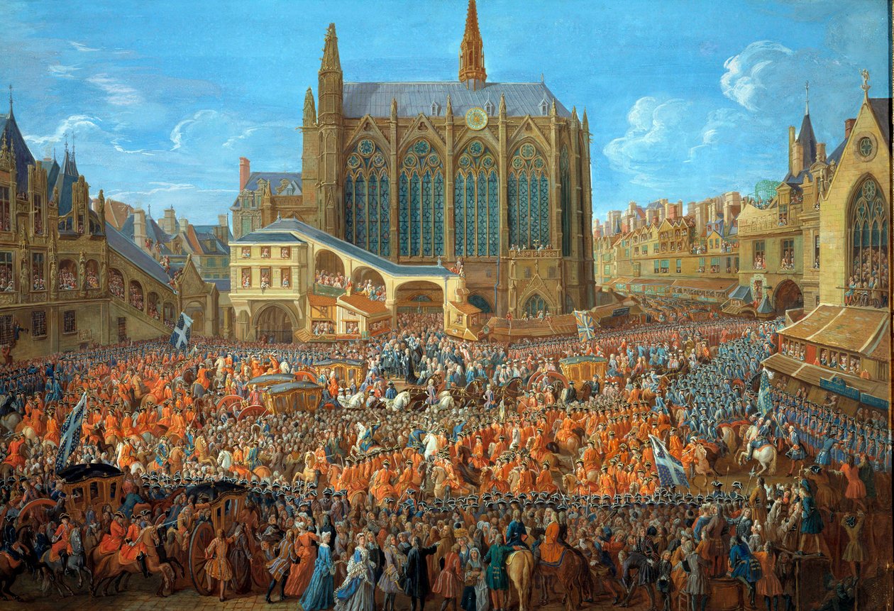 Kral Louis XV (1710-1774), 12/09/1715 tarihinde Paris