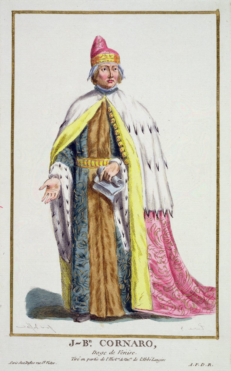 Giovanni Cornaro (1647-1722) Venedik Doge, 