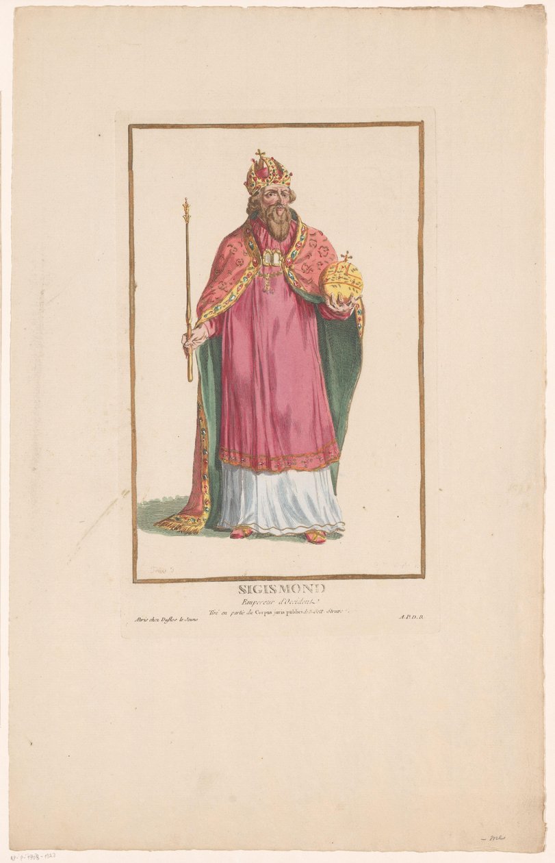 Scepter ve Globe ile İmparator Sigismund