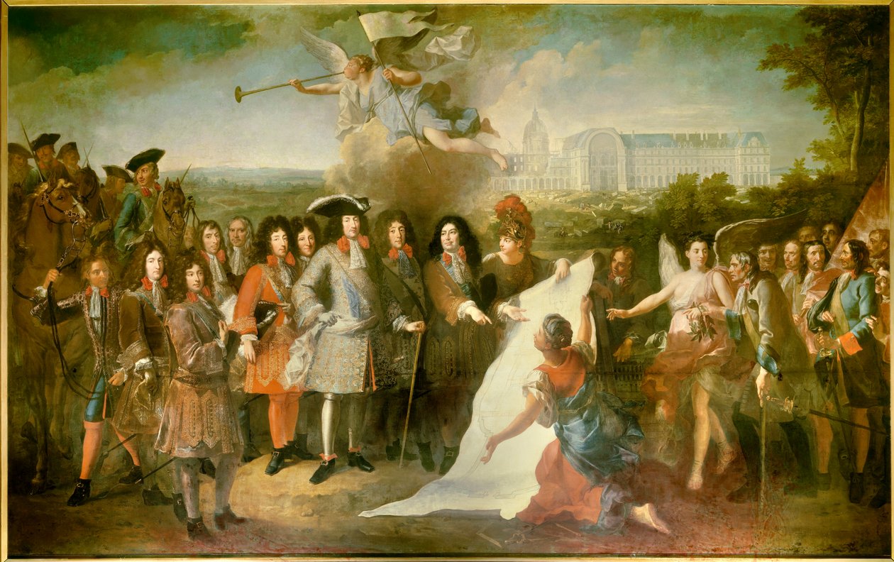 Marquis de Louvois (1639-1691) tarafından Royal Hote des Invalides planının Louis XIV
