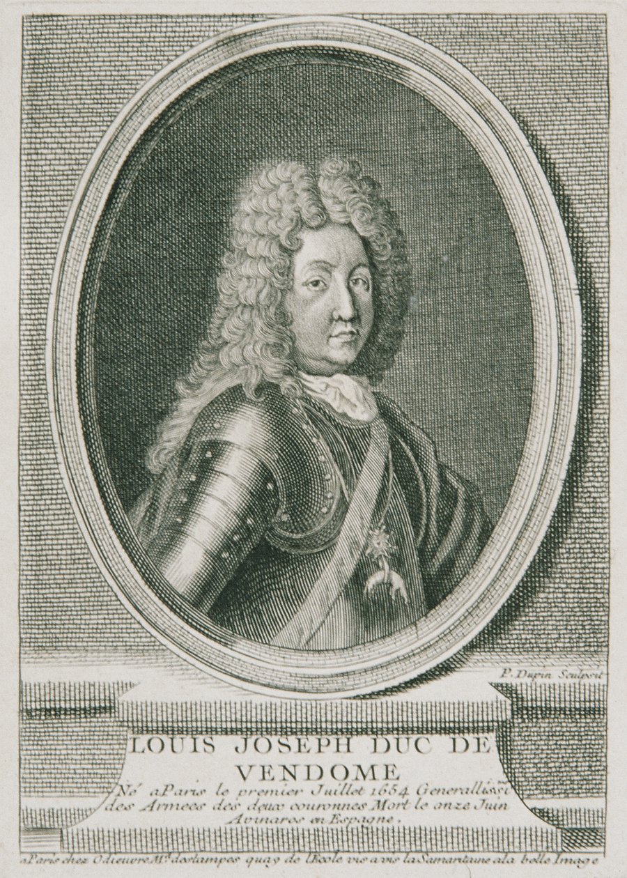 Fransız General Louis Joseph Duc de Vendôme by Pierre Dupin