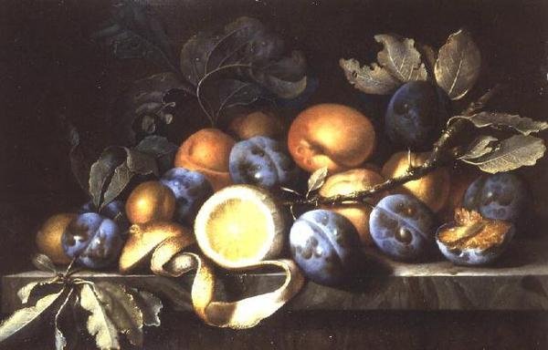 Erik ve Soyulmuş Limonlu Natürmort (bir çift) by Pierre Dupuis