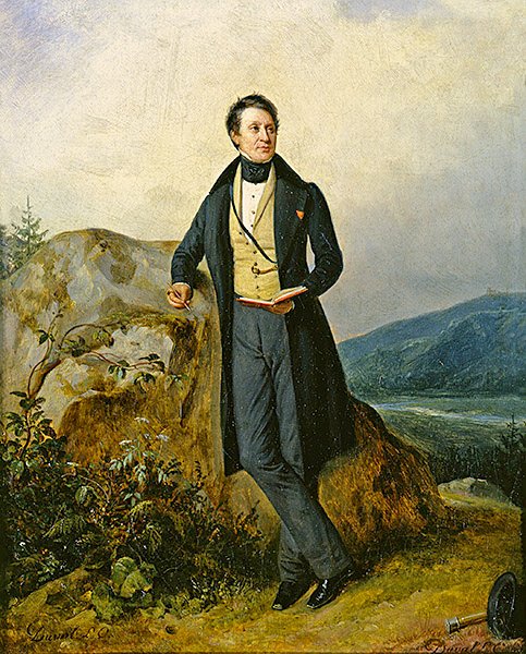 Bir beyefendinin portresi (tuval üzerine yağlı boya) by Pierre Duval Lecamus
