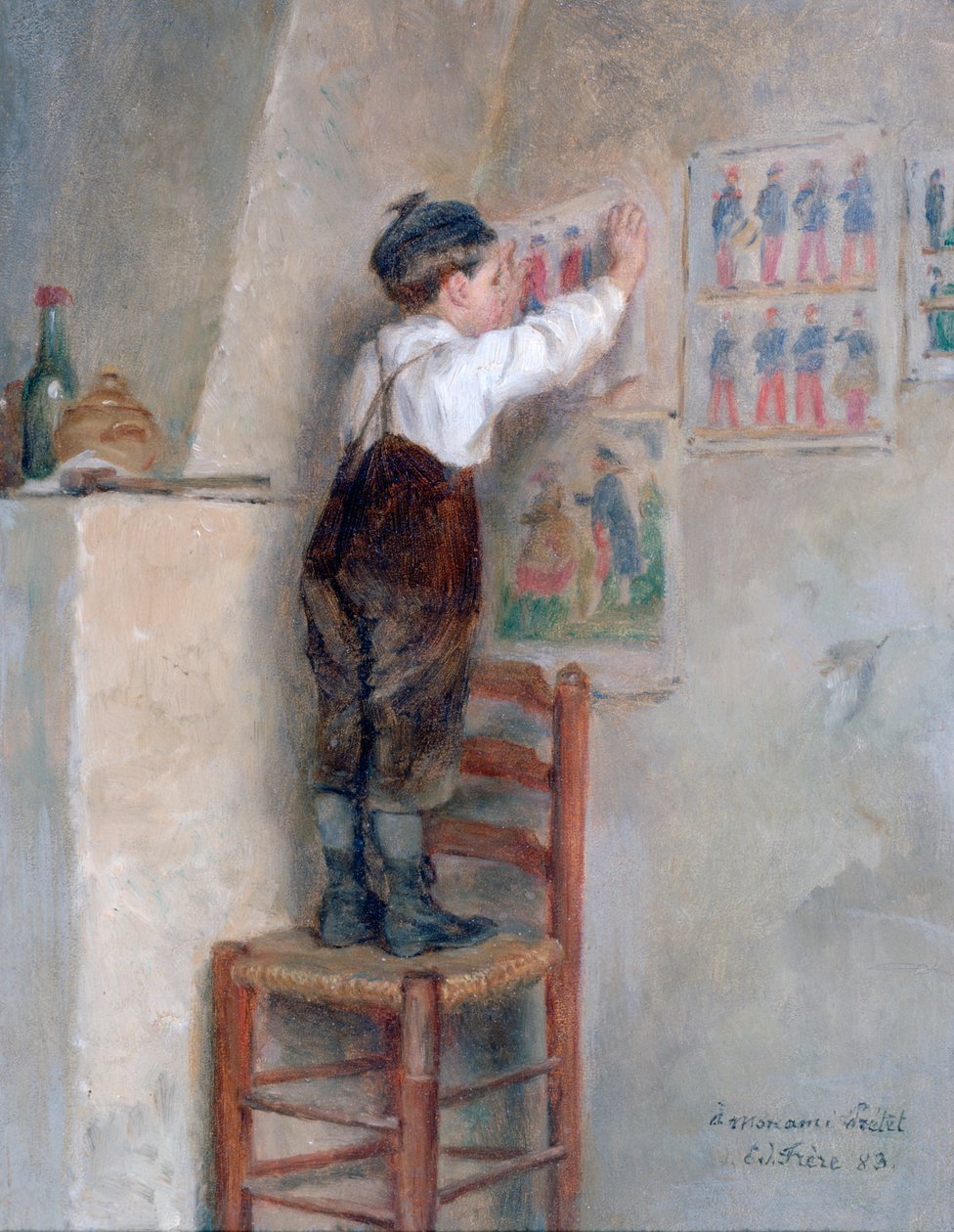 Sınıfta, 1883 by Pierre Edouard Frere