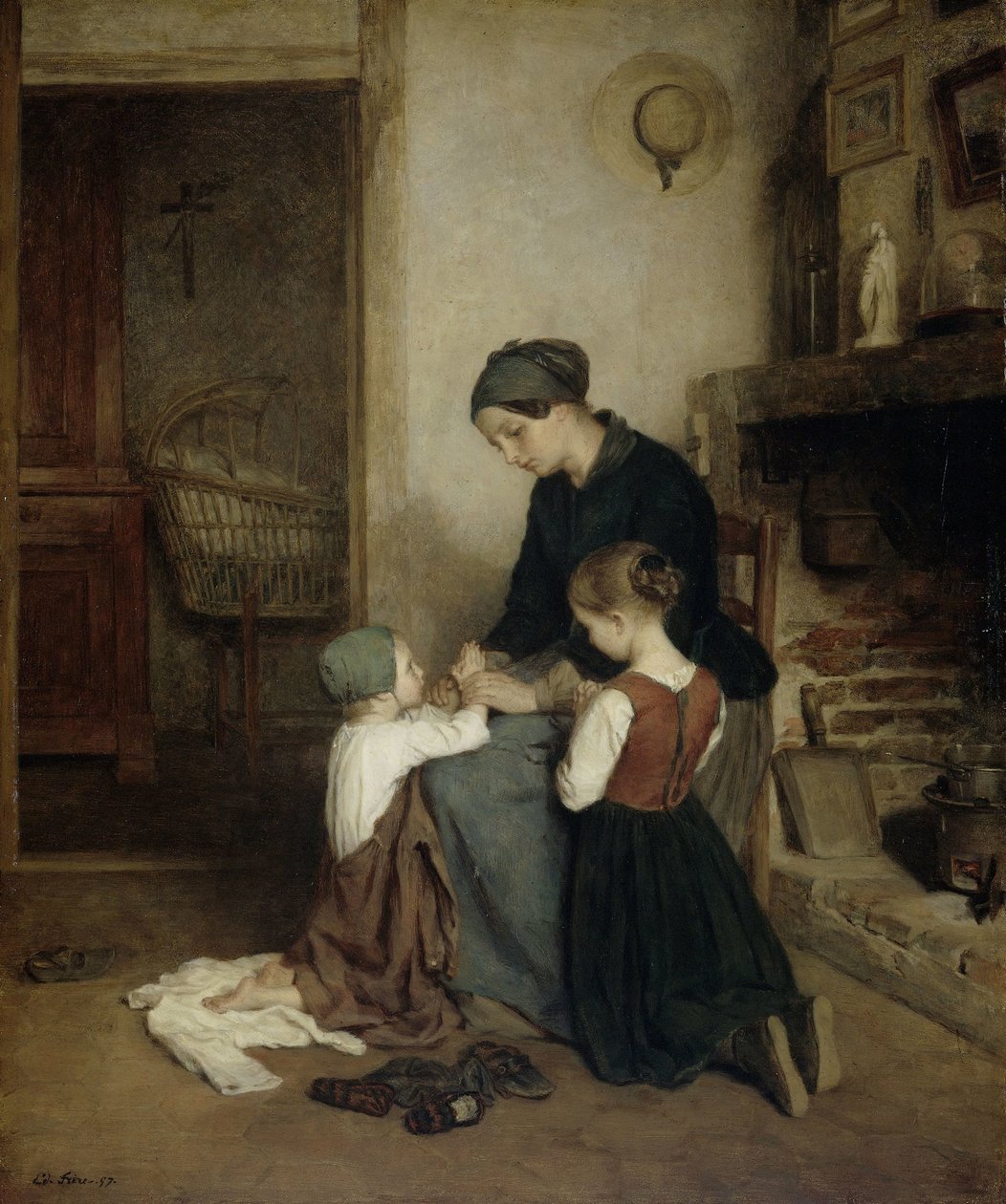 Akşam Namazı by Pierre Edouard Frere
