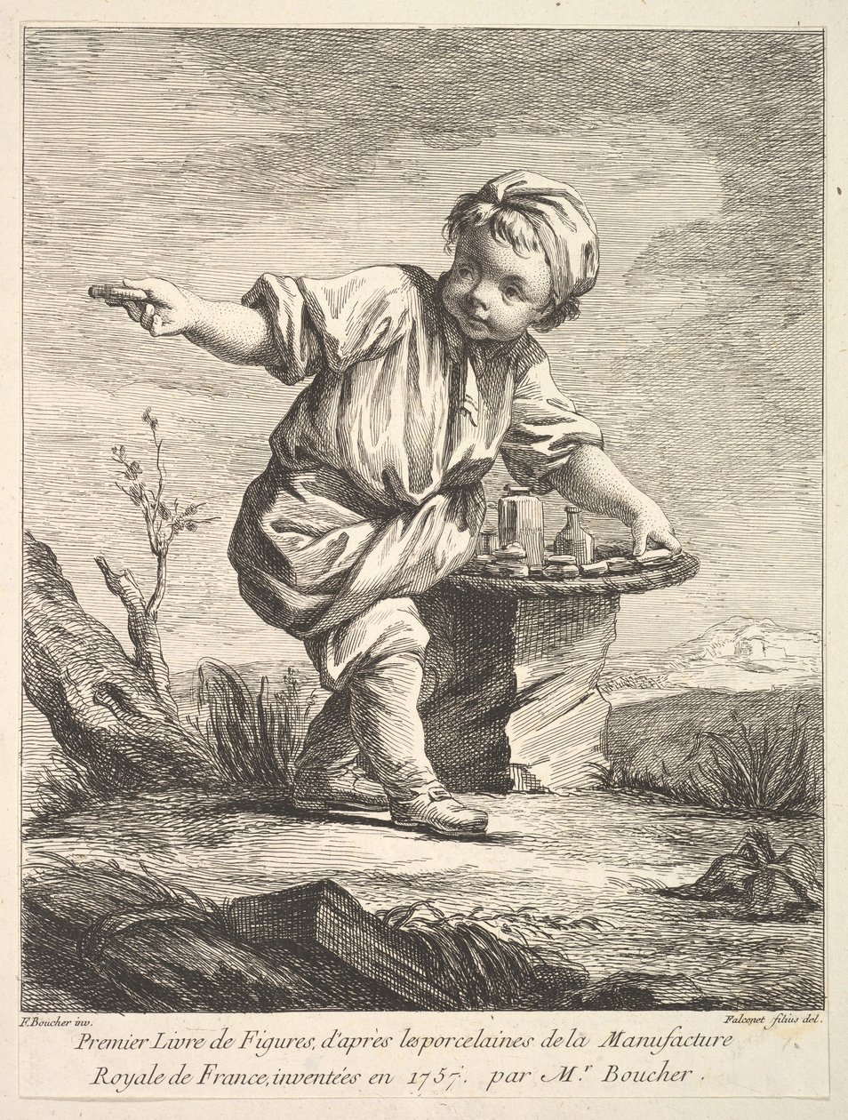 Premier Livre de Figures daprès les po..., 1757