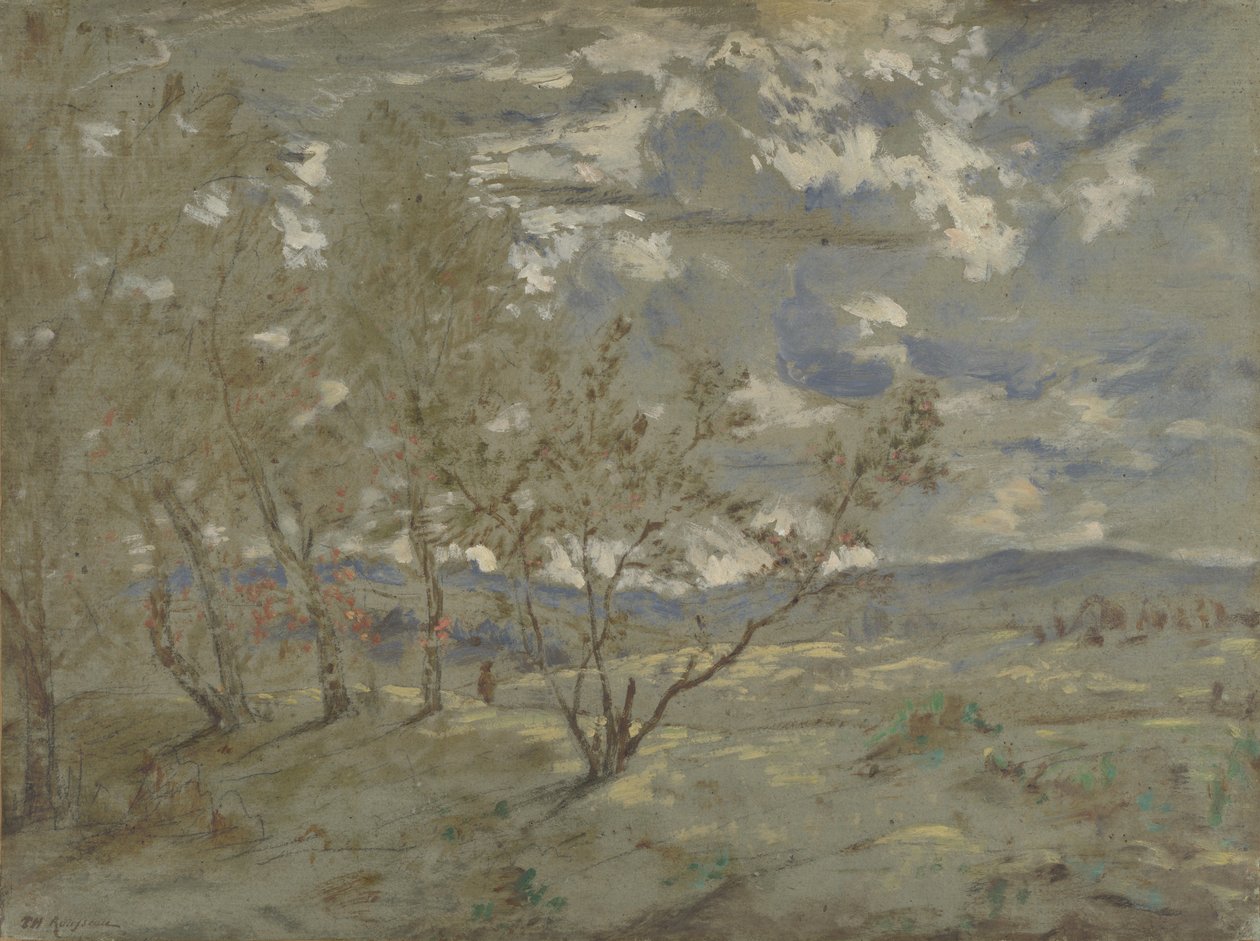 Manzara, yaklaşık 1865 by Pierre Etienne Theodore Rousseau
