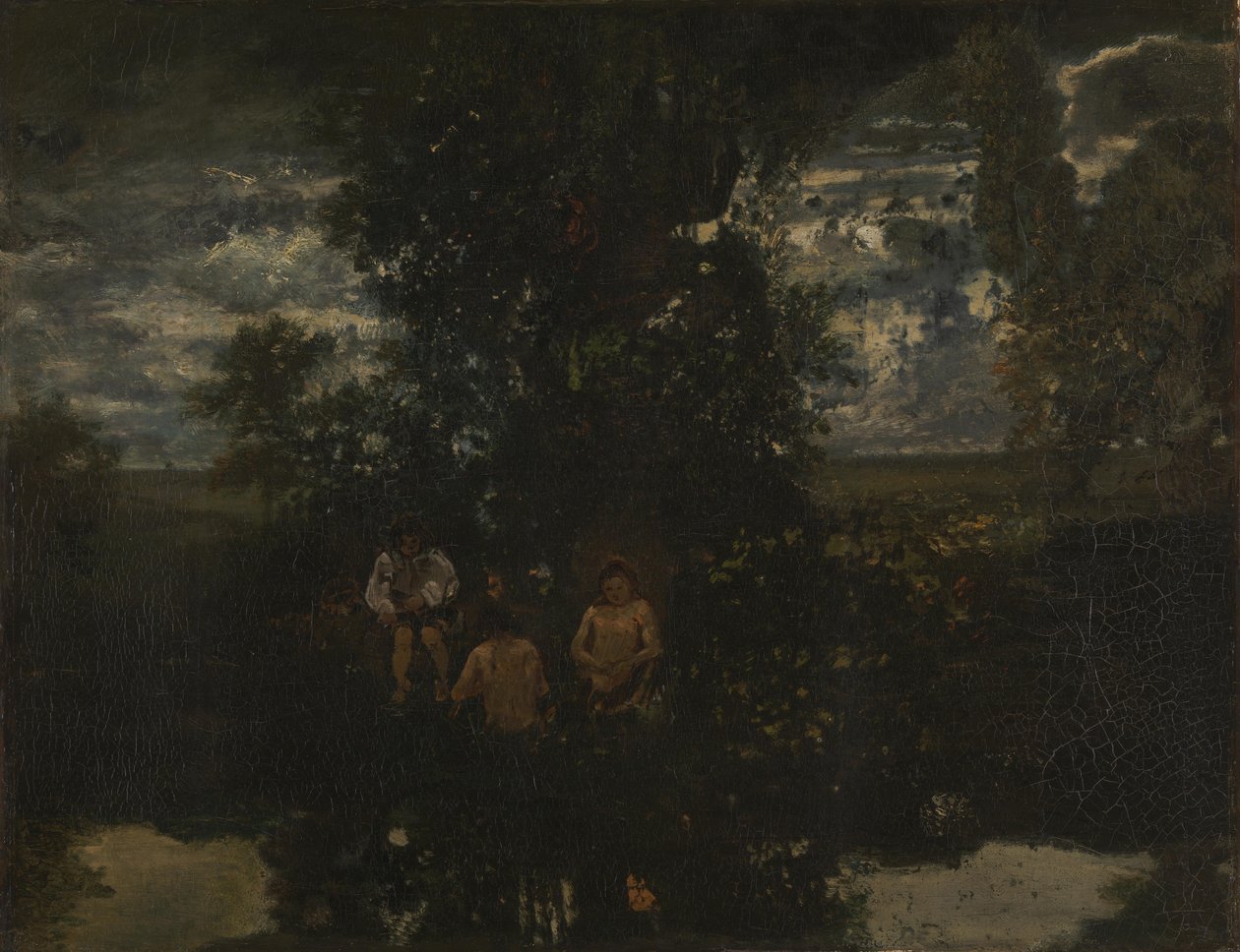 Ay ışığı. Yıkananlar, 1860