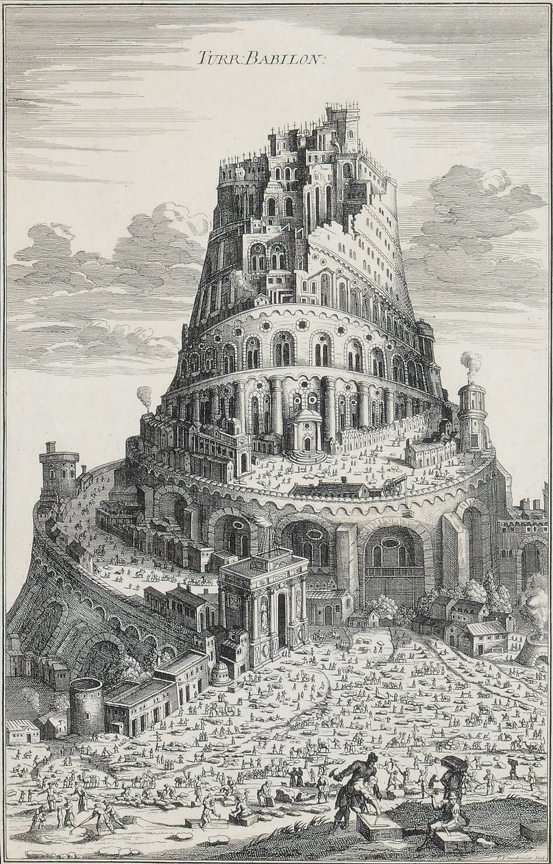 Babil Kulesi by Pierre Fourdrinier