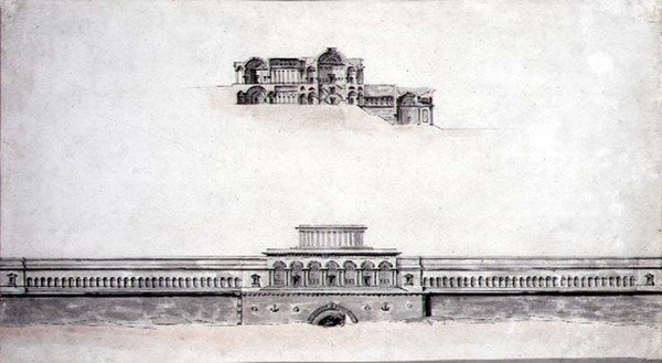 Neo-Klasik Saray Tasarımı by Pierre Francois Leonard Fontaine