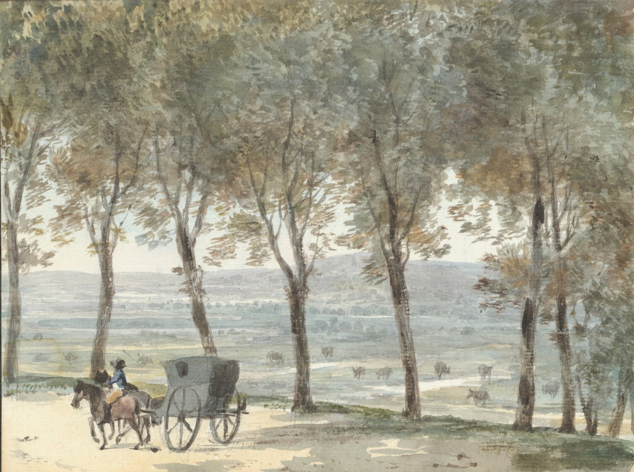 Château d'Eu'ya Bir Yolculuğun Eskiz Defteri, 1811. by Pierre Francois Leonard Fontaine