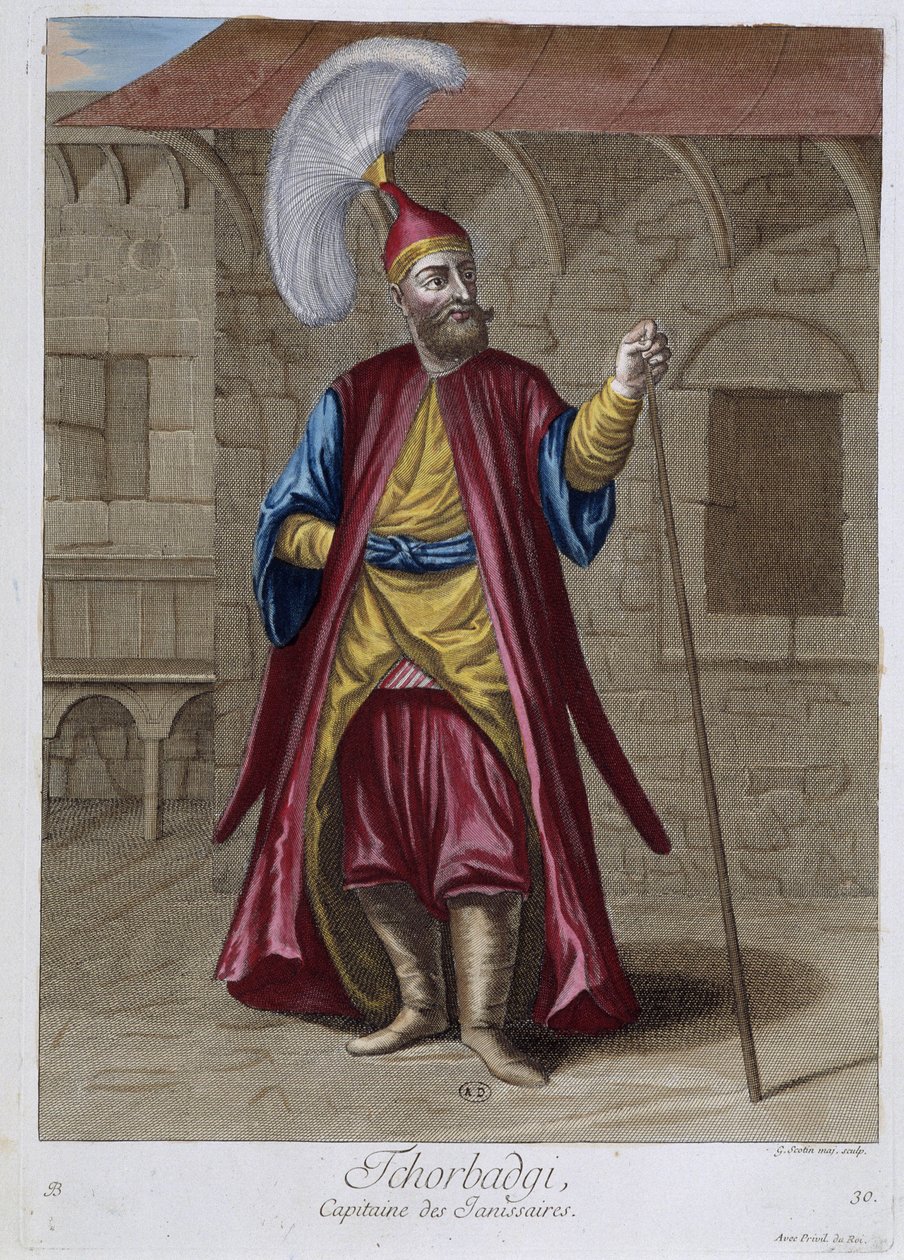 Yeniçerilerin kaptanı Tchorbadgi, “” 1707 ve 1708