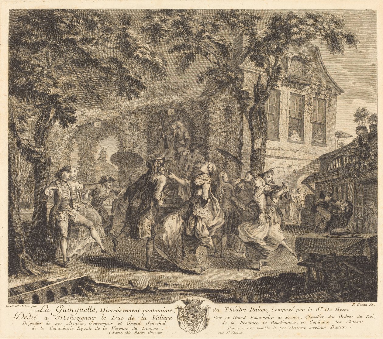 Taverna, 17611762. by Pierre François Basan